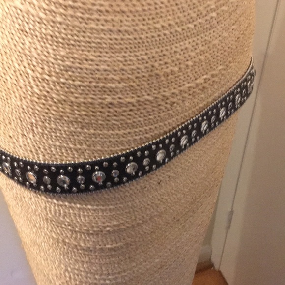 Swarovski Crystal leather rhinestone Belt Beauty! - Picture 4 of 8
